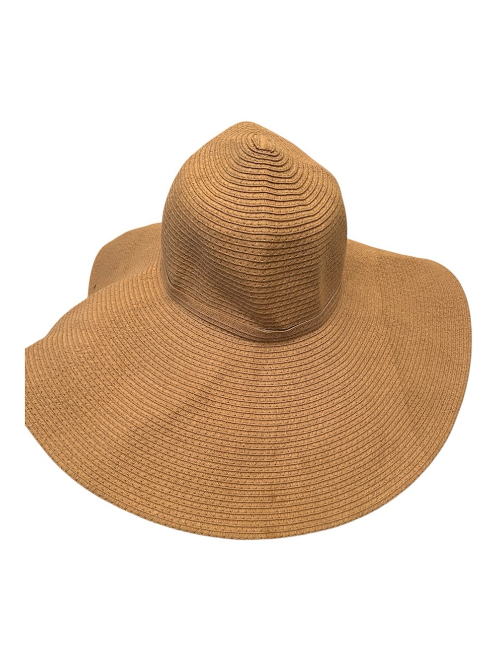 Straw Studios Extreme Wide Brim Sun Hat - Tan Straw Summer Hat Packable EUC